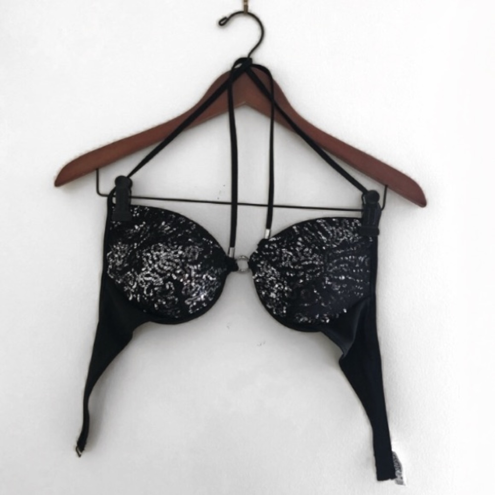 NWOT VICTORIA SECRET PINK SEQUIN BIKINI TOP